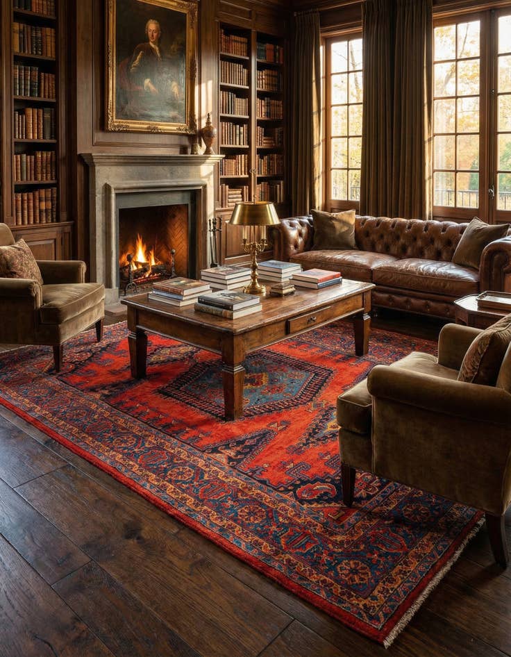 Detail image of  7' x 11' Viss Wool Rug