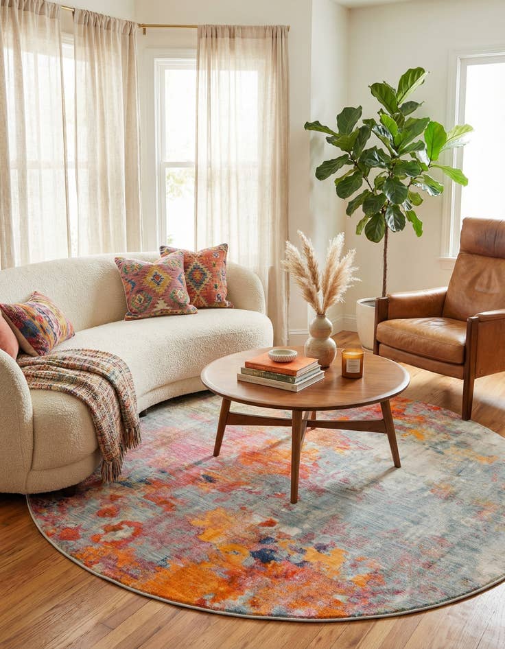 Detail image of  8' x 8' Apollo Round Rug