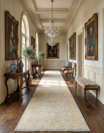 4' x 27' 8 Ziegler Wool Runner Rug