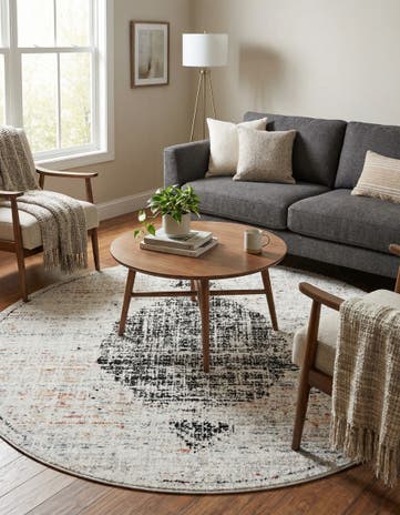 7' x 7' Aramis Round Rug
