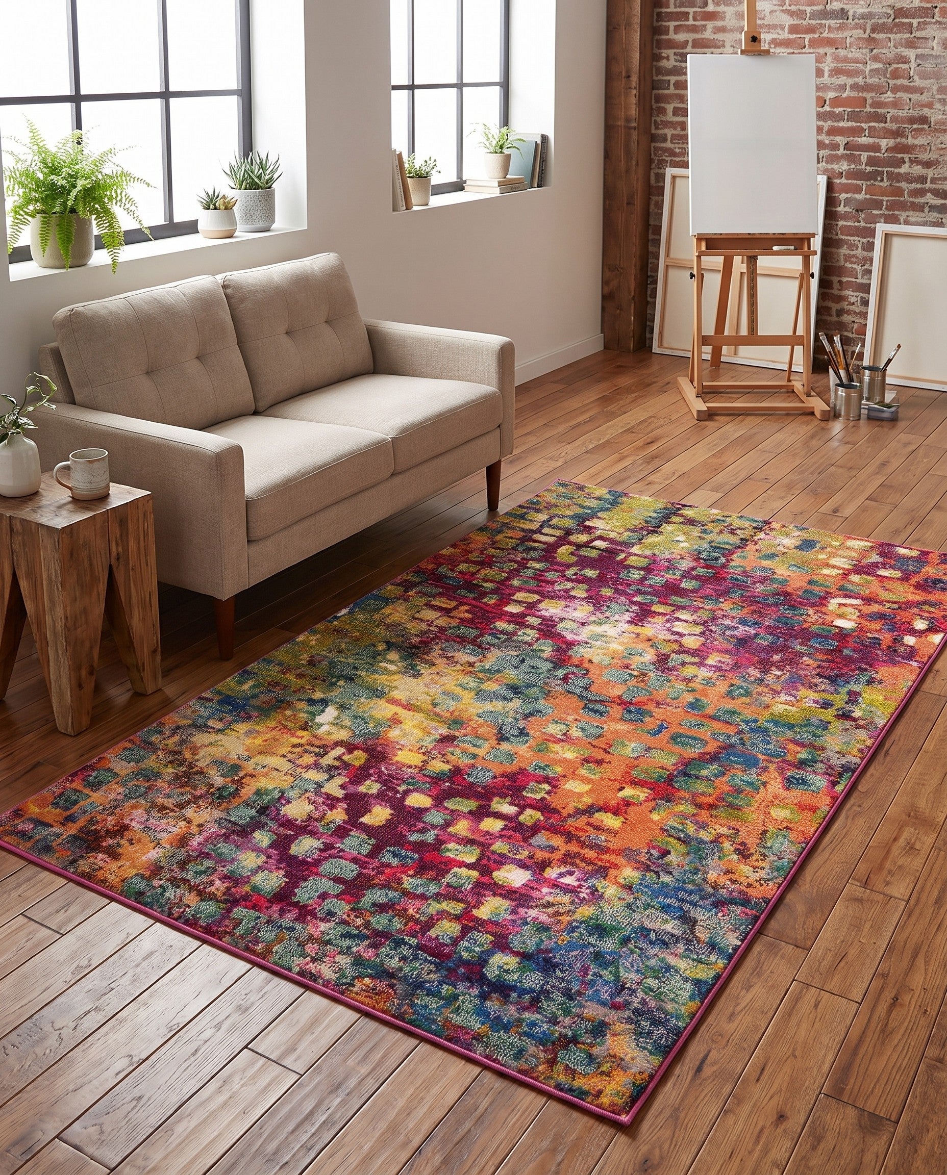 5' x 8' Washable Barcelona Rug
