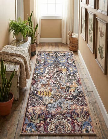 2' x 6' 1 Washable Timeless Runner Rug