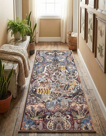 2' x 6' 1 Washable Timeless Runner Rug