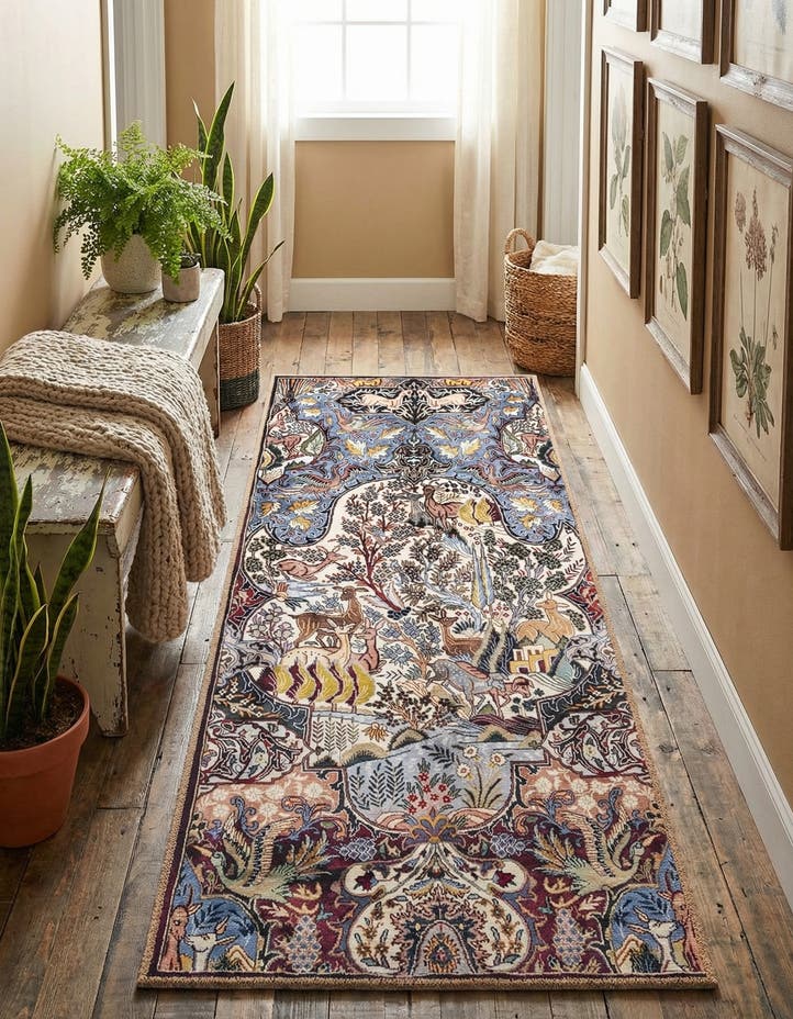 2' x 6' 1 Washable Timeless Runner Rug