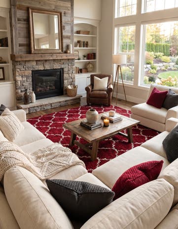 10' x 13' Lattice Shag Rug