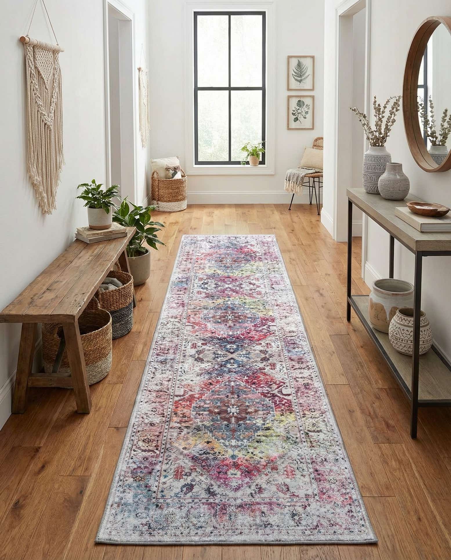 2' 7 x 10' Washable Yara Runner Rug