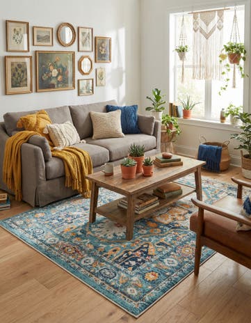 5' 3 x 8' Madeline Vintage Rug