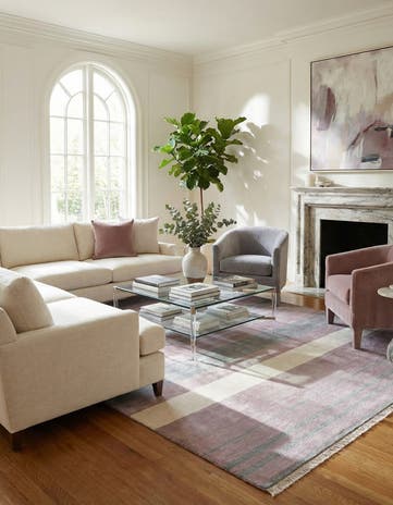 6' 7 x 9' 10 Hand Knotted Darya Wool Rug