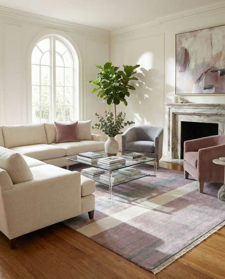 6' 7 x 9' 10 Hand Knotted Darya Wool Rug