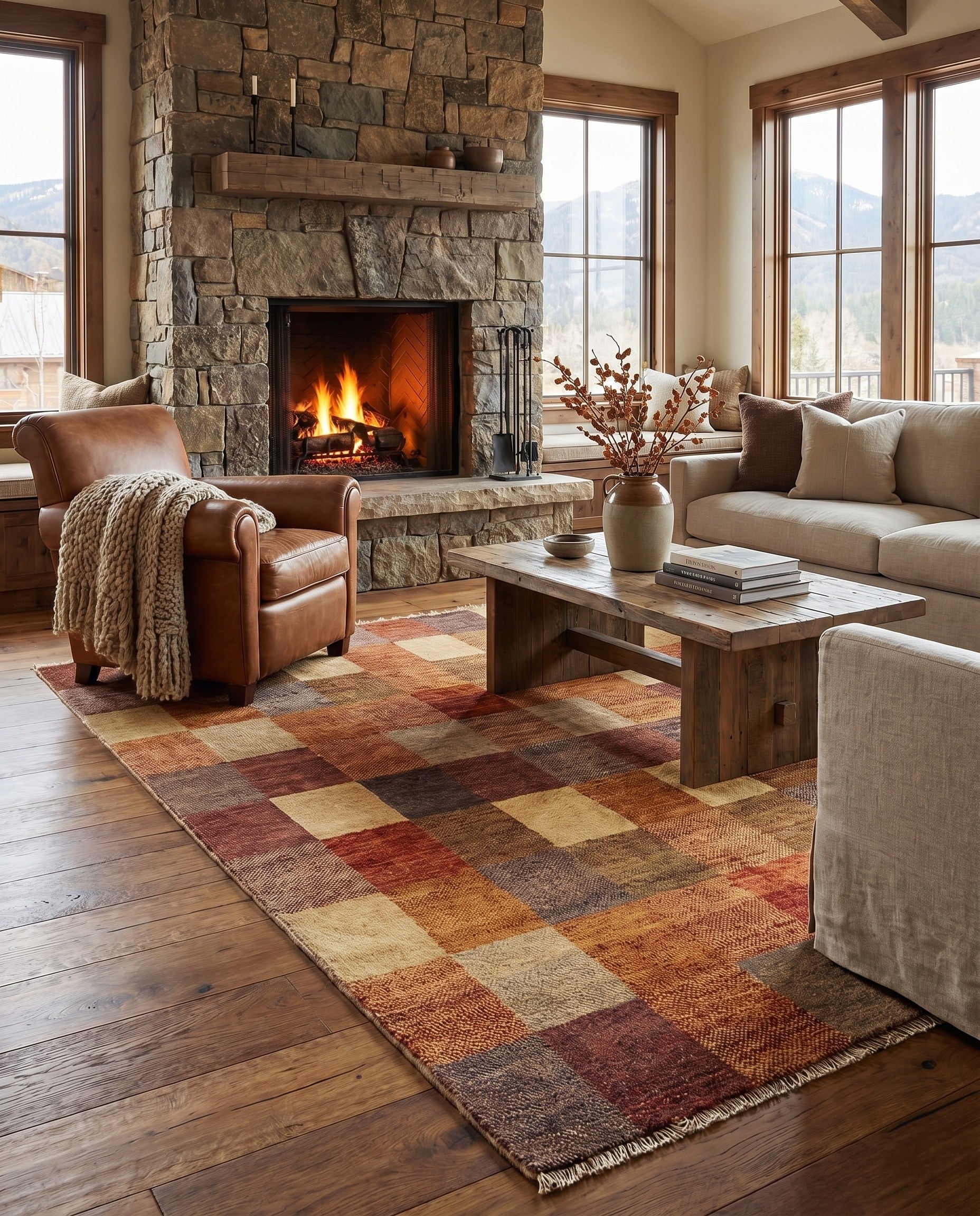 4' 6 x 6' 7 Juma Wool Rug