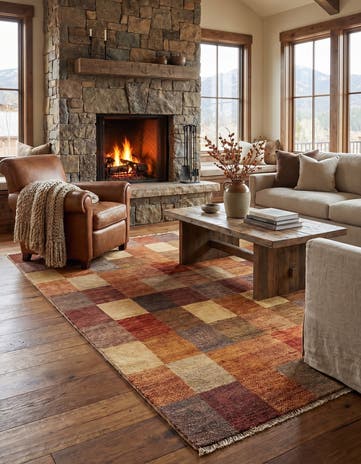 4' 6 x 6' 7 Juma Wool Rug