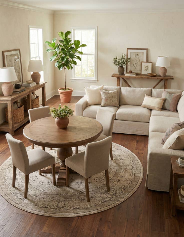 Detail image of 12' 2 x 12' 4 Vista Round Rug