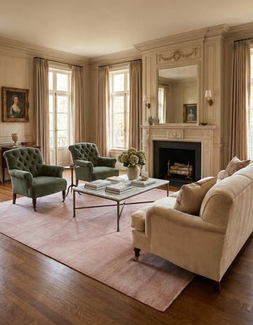 10' x 14' 1 Hand Woven Jill Zarin English Manor Farmhouse Wool Rug