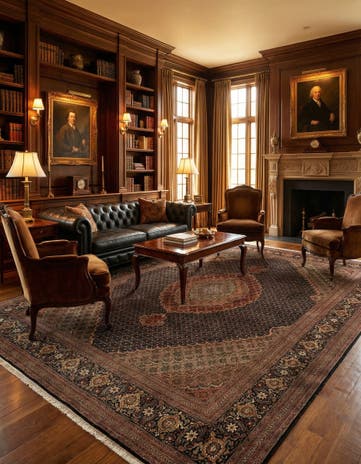 8' 3 x 11' 4 Tabriz Mahi Rug