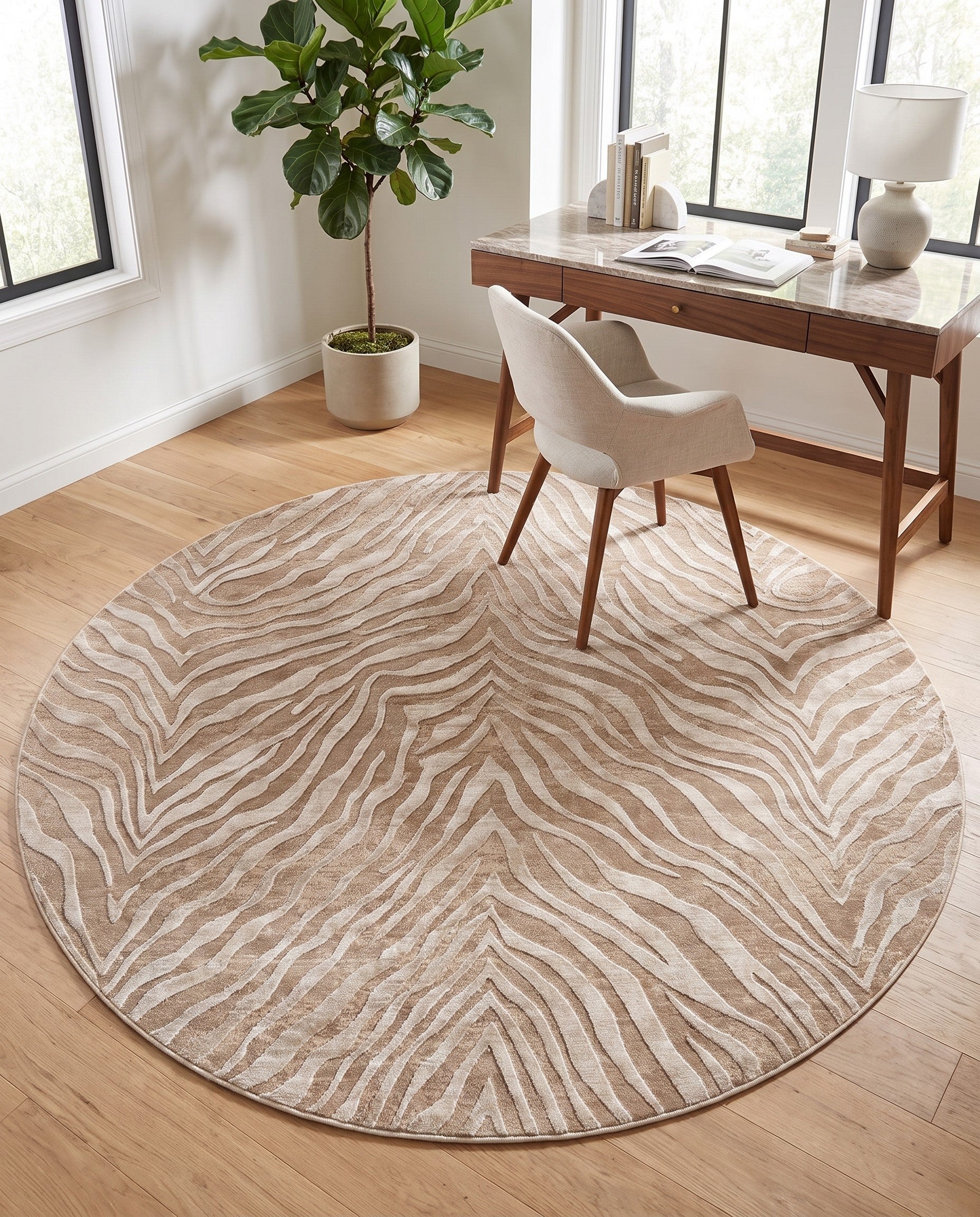 240cm x 240cm Finsbury Alfombra redondo