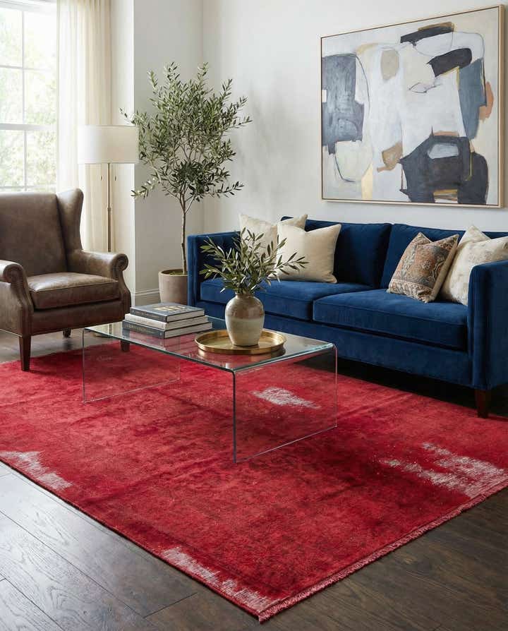 5' x 8' 6 Hand Knotted Ultra Vintage Persian Wool Rug