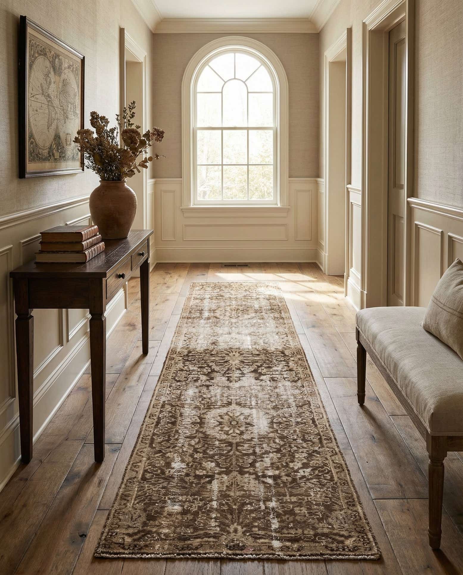 2' 2 x 9' 5 Hand Knotted Ultra Vintage Persian Wool Runner Rug
