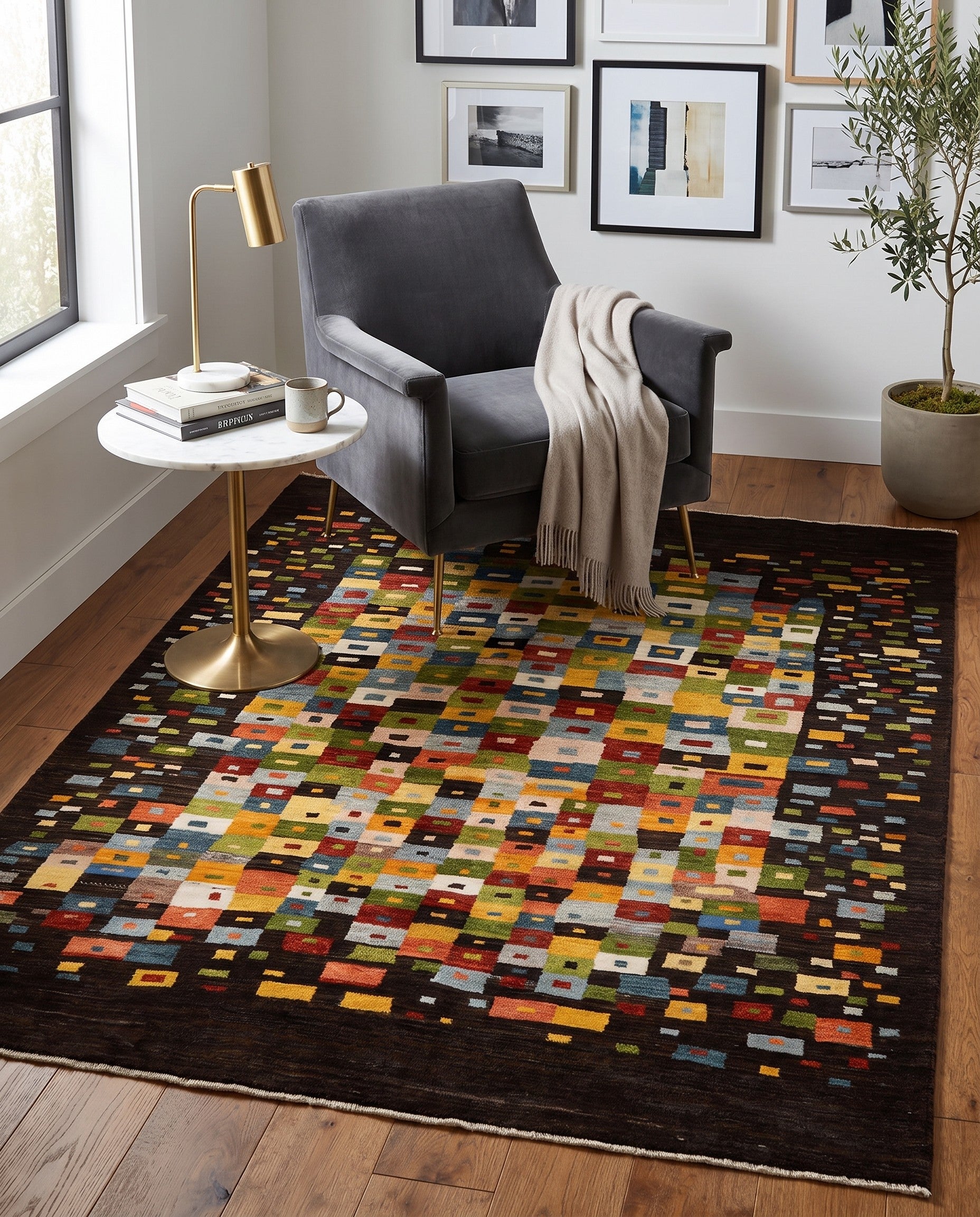 5' x 6' 6 Kashkuli Wool Rug