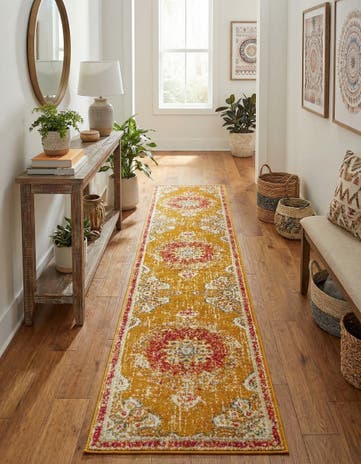 Gold Madeline Runner Rug