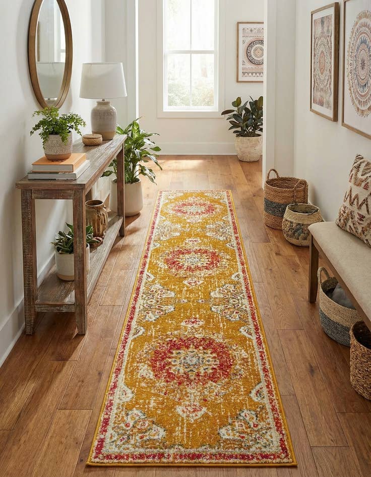 Detail image of 2' 7 x 12' Carrington Runner Rug