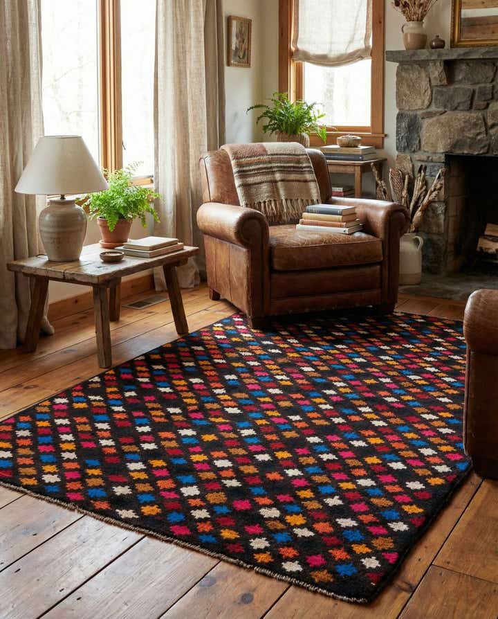 4' x 6' Hand Knotted Balouch Wool Rug
