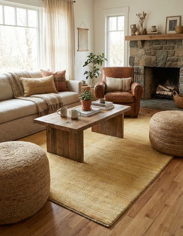 4' 10 x 6' 6 Hand Knotted Kashkuli Gabbeh Wool Rug