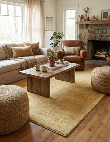 4' 10 x 6' 6 Hand Knotted Kashkuli Gabbeh Wool Rug