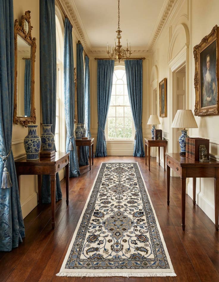 Detail image of 2' 10 x 10' 6 Kashmar Wool Runner Rug