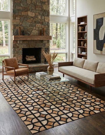 5' x 7' 9 Cowhide Rug