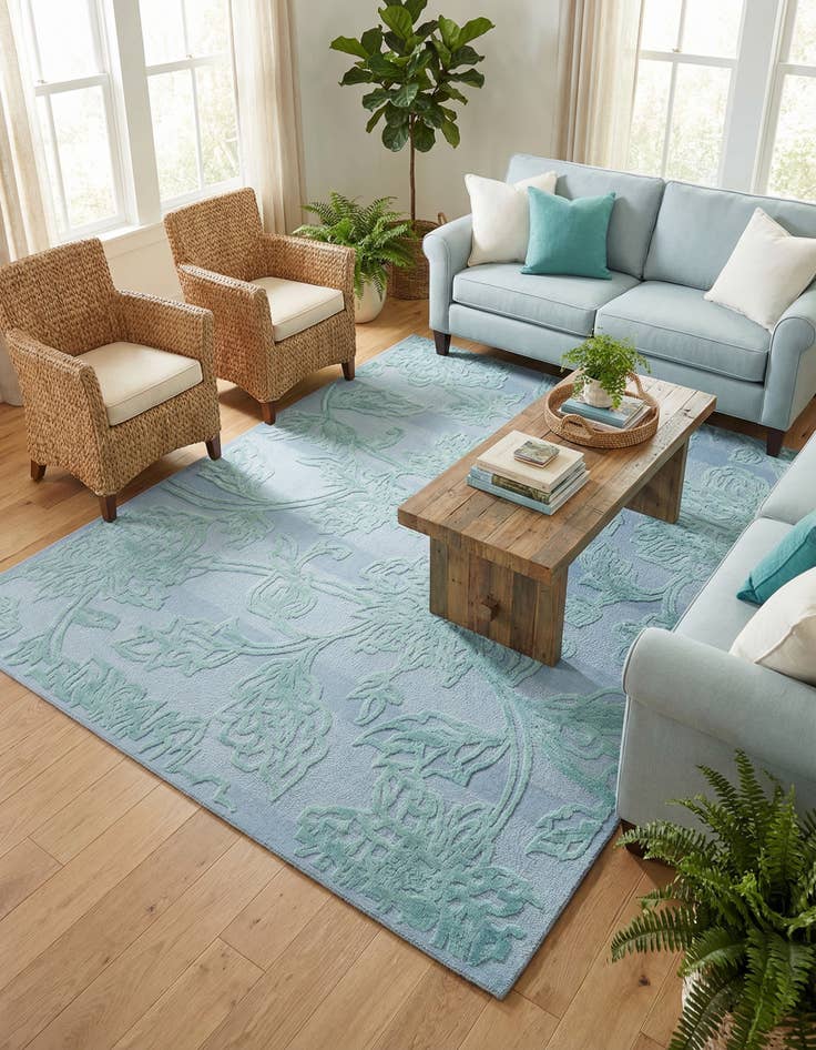 Detail image of 9' x 12'  Washable Aruba Indoor / Outdoor Rug