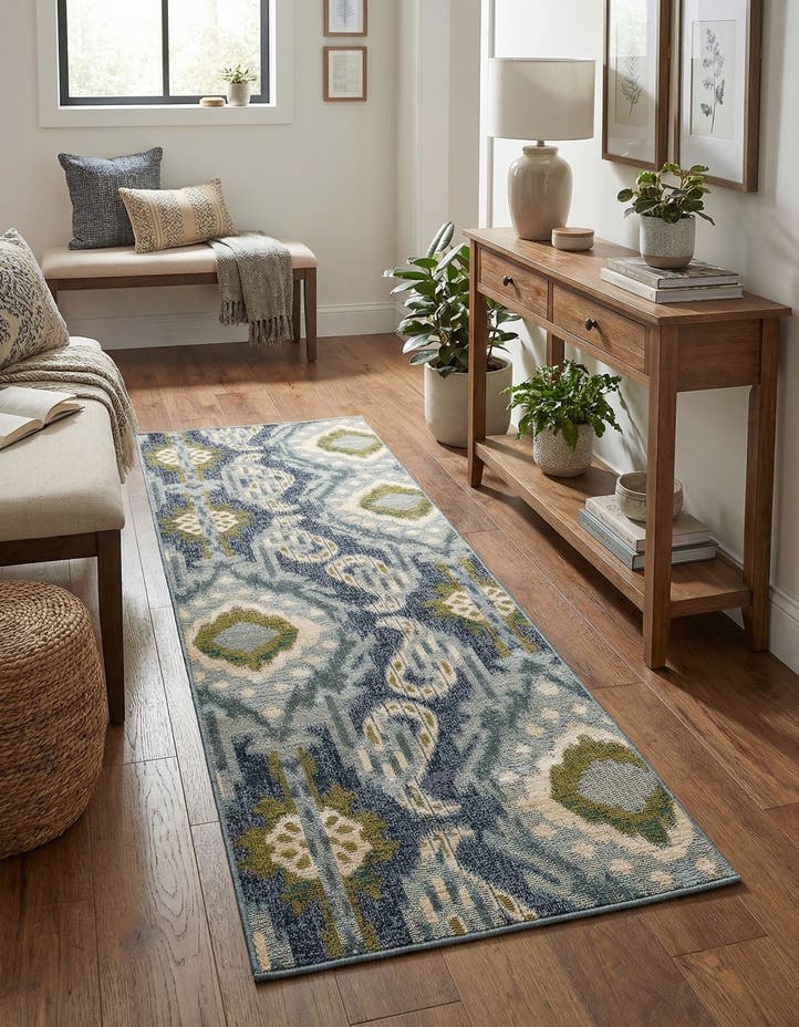 2' 7 x 5' 3 Easy-Clean Modern Indoor / Outdoor...