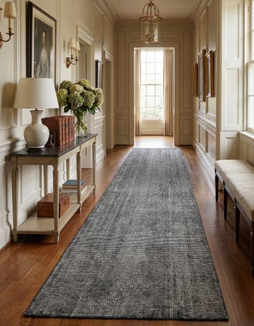 2' 7 x 14' 1 Hand Woven Jill Zarin English Manor Farmhouse Wool Runner Rug