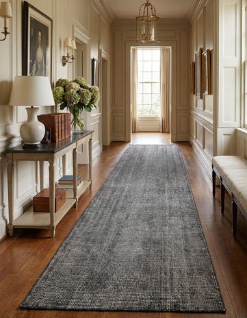2' 7 x 14' 1 Hand Woven Jill Zarin English Manor Farmhouse Wool Runner Rug