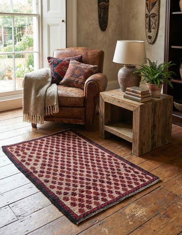 2' 10 x 4' 7 Hand Knotted Balouch Persian Wool Rug