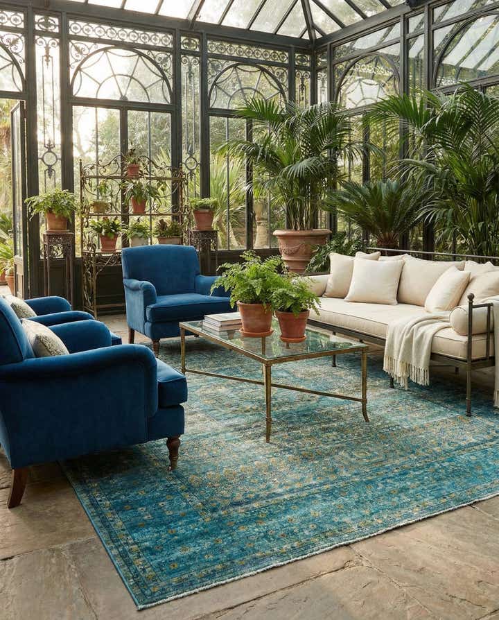 8' x 9' 11 Hand Knotted Amina Rug