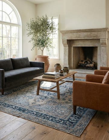 6' 4 x 9' 3 Hand Knotted Ultra Vintage Persian Wool Rug