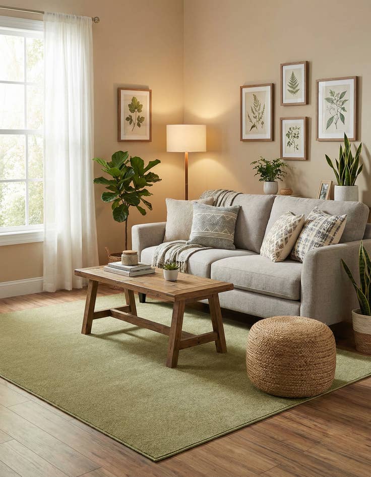 Detail image of 5' 3 x 8' Everyday Solid Rug