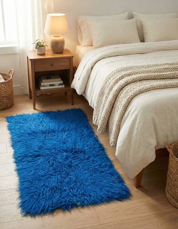 2' x 4' Hand Knotted Moroccan Wool Runner Rug