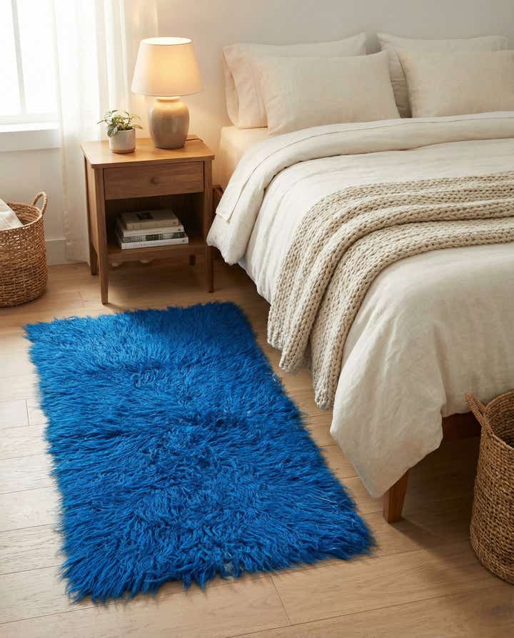 2' x 4' Hand Knotted Moroccan Wool Runner Rug