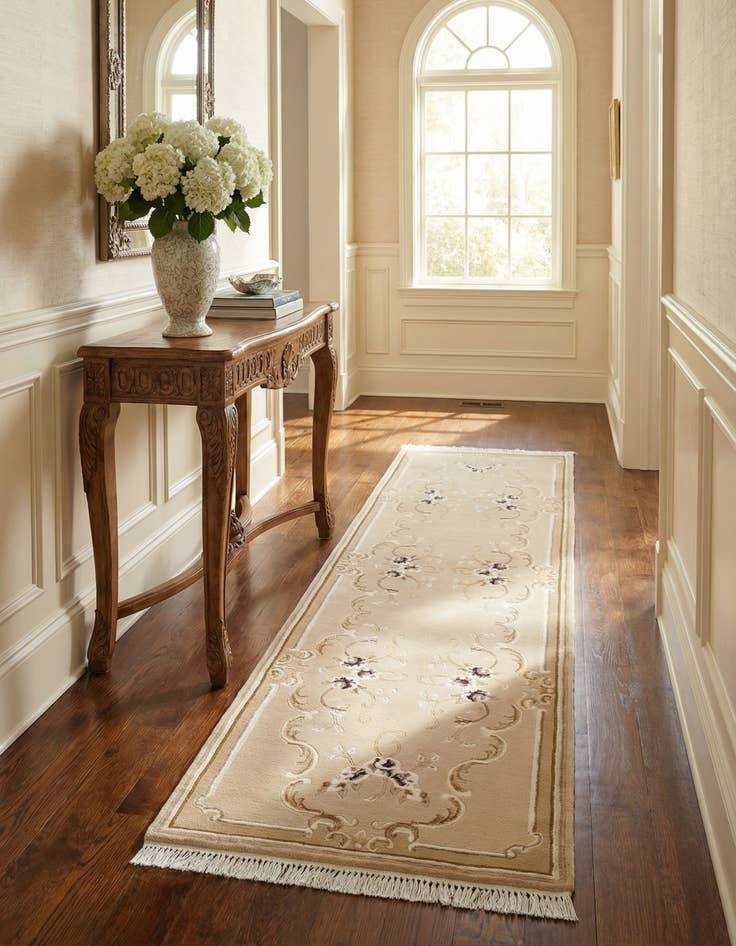 Detail image of 2' 9 x 9' 7  Hand Knotted Darya Wool Runner Rug