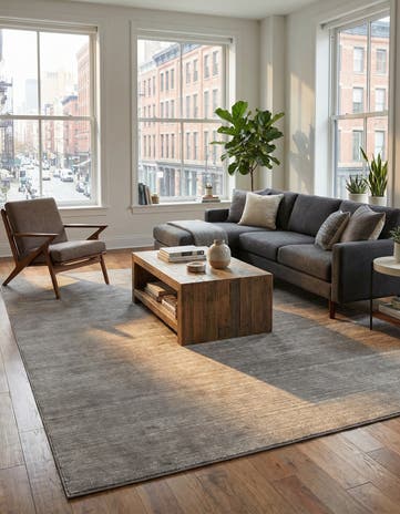 Jill Zarin Gray Uptown Madison Avenue Rug