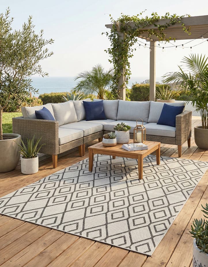 6' x 9' Easy-Clean Jill Zarin Turks and Ca...