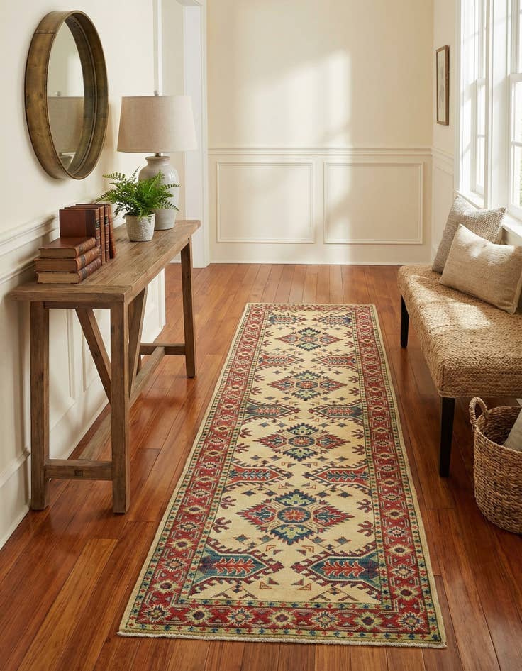 Detail image of 2' 9 x 9' 6  Hand Knotted Kazak Runner Rug