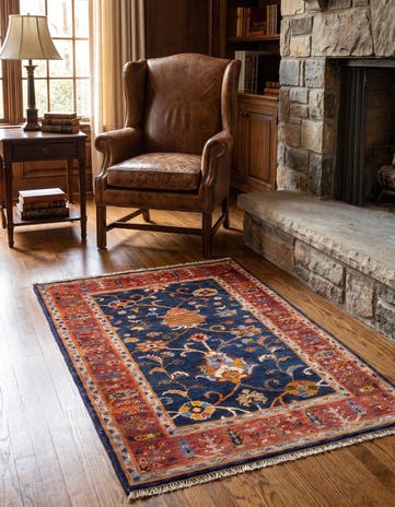 3' 3 x 4' 10 Hand Knotted Ariana Ziegler Rug