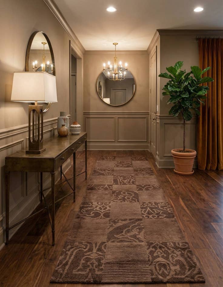 Detail image of 2' 8 x 10' Darya Runner Rug