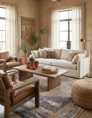 8' x 10' Hand Knotted Moroccan Wool Rug