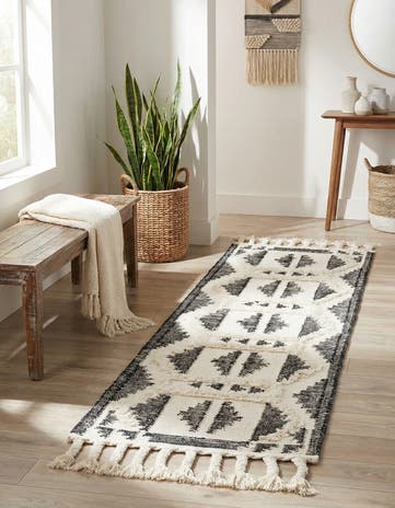 2' 2 x 6' 1 Hand Woven Arizona Wool Runner Rug