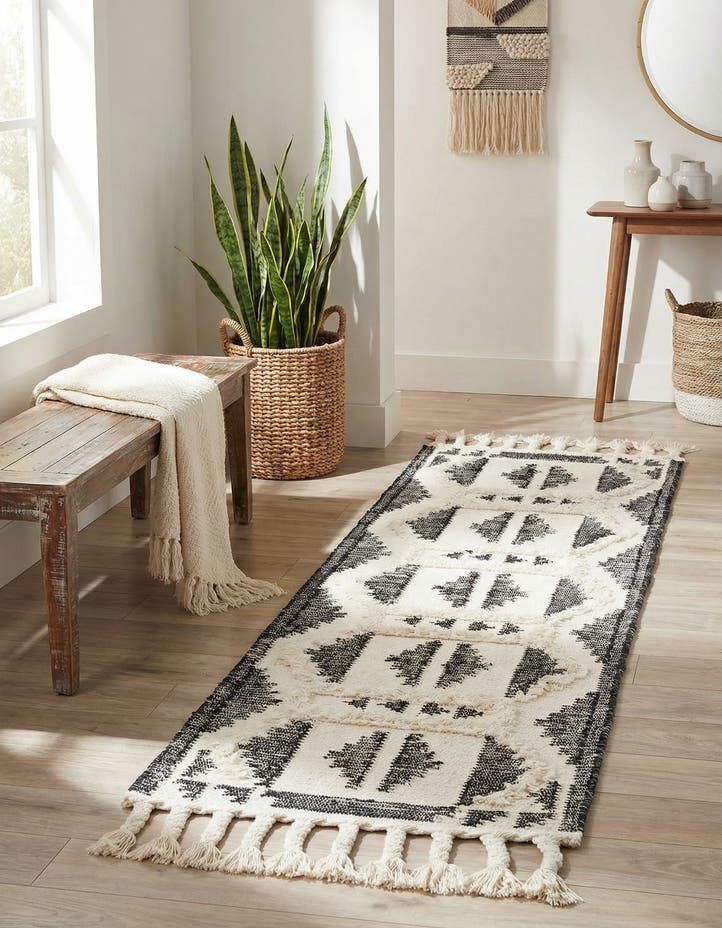 2' 2 x 6' 1 Hand Woven Arizona Wool Runner Rug