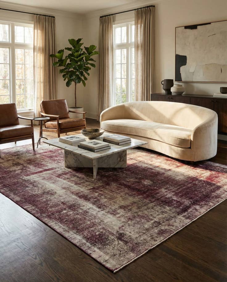 Detail image of 9' 9 x 11' 10 Hand Knotted Ultra Vintage Persian Wool Rug