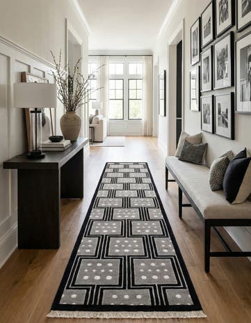 2' 8 x 13' 2 Hand Knotted Darya Wool Runner Rug